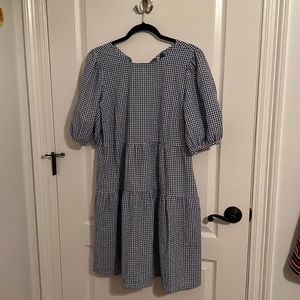 EUC old navy gingham dress size large